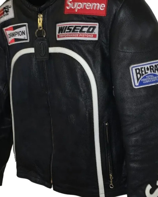 Leather Supreme Star Stussy Jacket Leather Supreme Star Stussy Jacket