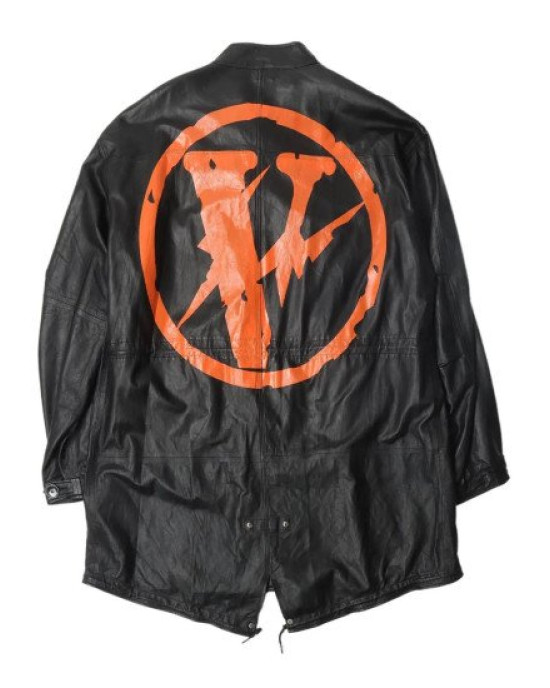 Leather Vlone Friends Black Coat Leather Vlone Friends Black Coat