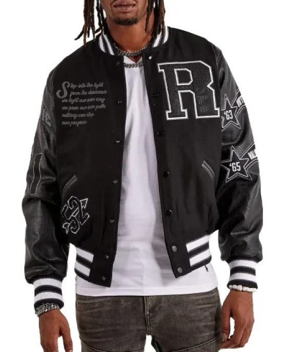 Legendary Smoke Rise Wool Varsity Jacket Legendary Smoke Rise Wool Varsity Jacket