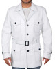 Legion Oliver Bird White Genuine Leather Jacket Legion Oliver Bird White Genuine Leather Jacket