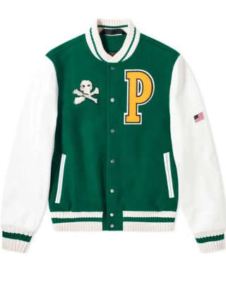 Letterman Men’s Palm Angels Teddy Bear Jacket