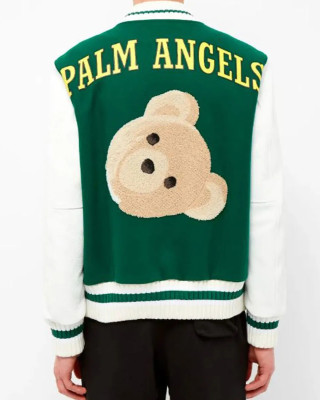 Letterman Men’s Palm Angels Teddy Bear Jacket