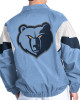 Light Blue Full-Zip Memphis Grizzlies Yard Line Jacket Light Blue Full-Zip Memphis Grizzlies Yard Line Jacket