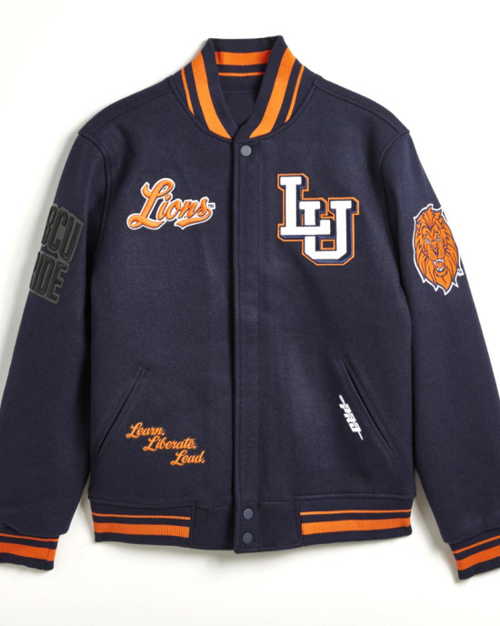 Lincoln University Exclusive Navy Varsity Wool Jacket Lincoln University Exclusive Navy Varsity Wool Jacket