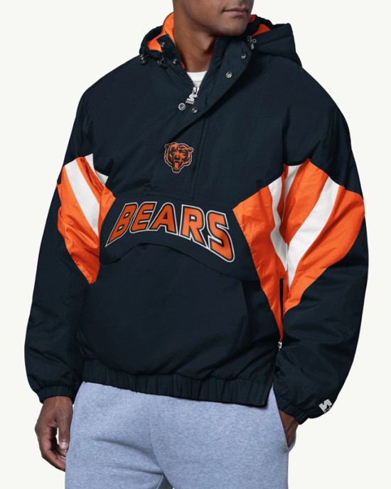 Line Up Breakaway Chicago Bears Pullover Jacket