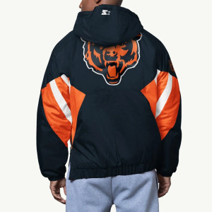 Line Up Breakaway Chicago Bears Pullover Jacket