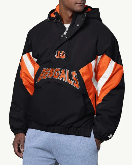 Line Up Breakaway Cincinnati Bengals Pullover Jacket