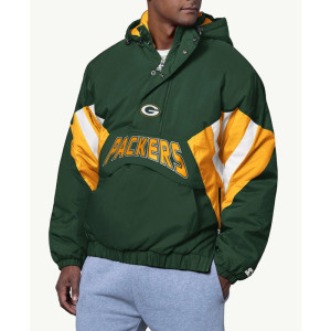 Line Up Breakaway Green Bay Packers Pullover Jacket