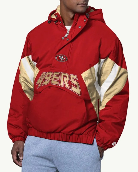 Line Up Breakaway San Francisco 49ers Pullover Jacket