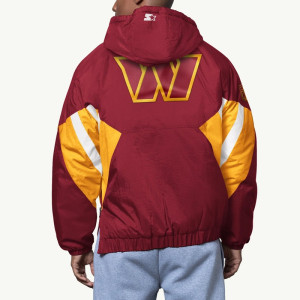 Line Up Breakaway Washington Commanders Pullover Jacket