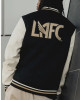 Los Angeles FC Black and White Letterman Jacket Los Angeles FC Black and White Letterman Jacket