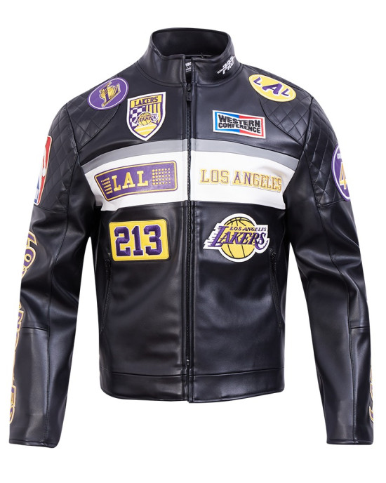 Los Angeles Lakers Men's Moto Jacket