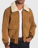 Louis Men’s Brown G-1 Bomber Suede Jacket Louis Men’s Brown G-1 Bomber Suede Jacket