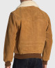 Louis Men’s Brown G-1 Bomber Suede Jacket Louis Men’s Brown G-1 Bomber Suede Jacket