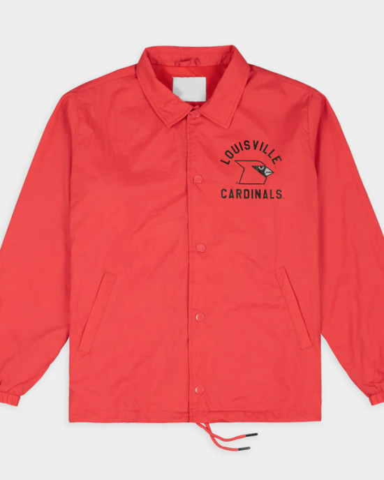 Louisville Cardinals Red Rage Retro Coaches Jacket Louisville Cardinals Red Rage Retro Coaches Jacket