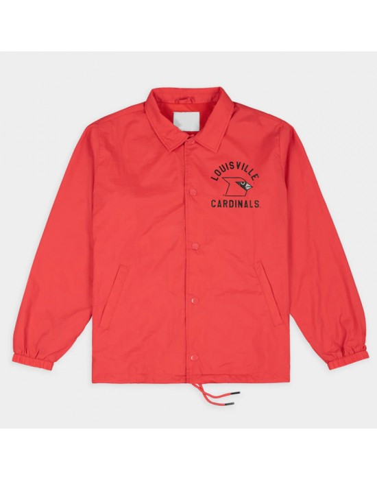 Louisville Cardinals Red Rage Retro Coaches Jacket