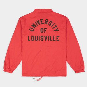 Louisville Cardinals Red Rage Retro Coaches Jacket