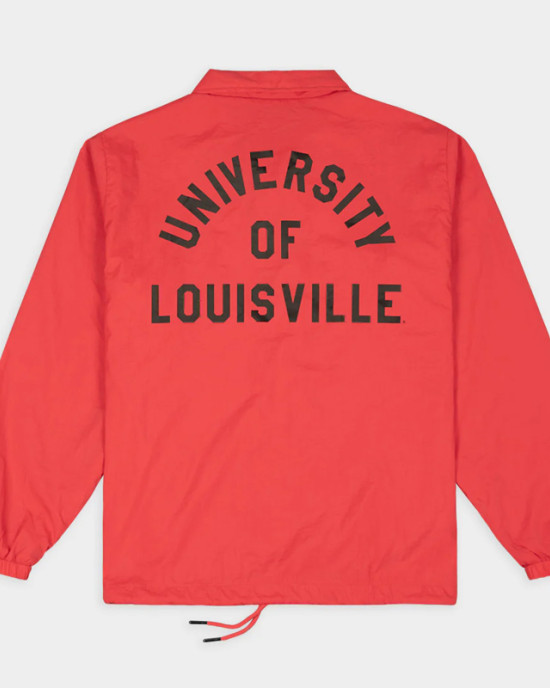 Louisville Cardinals Red Rage Retro Coaches Jacket Louisville Cardinals Red Rage Retro Coaches Jacket