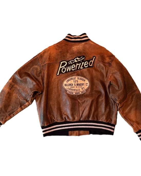 Louisville Slugger Varsity Brown Leather Jacket Louisville Slugger Varsity Brown Leather Jacket