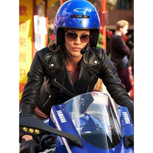 Lucifer Season 3 Tricia Helfer Leather Jacket