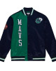 M-Hat Dallas Mavericks Green and Navy Satin Jacket