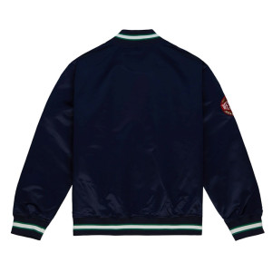 M-Hat Dallas Mavericks Green and Navy Satin Jacket