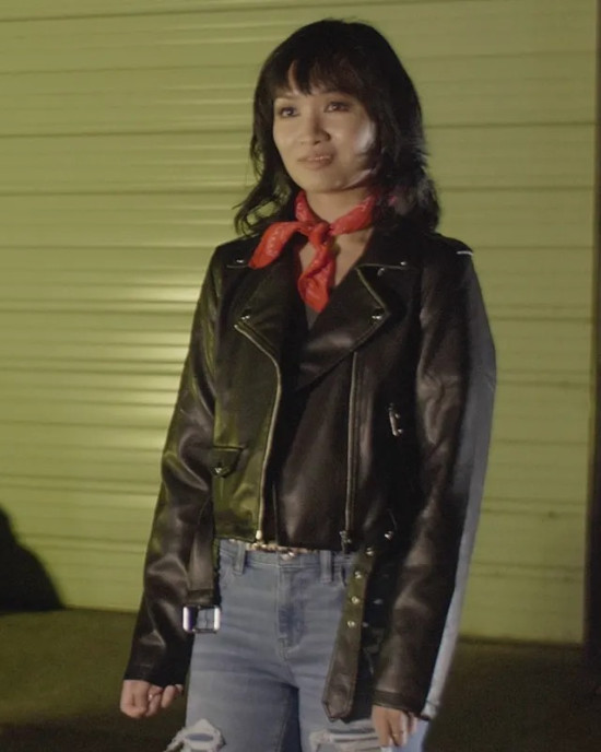 Marieka Prom Killer Clown Girls Leather Jacket