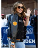 Mariska Hargitay New York Knicks Nowhere Varsity Jacket