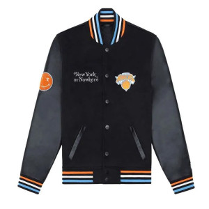 Mariska Hargitay New York Knicks Nowhere Varsity Jacket