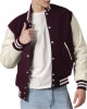 Maroon & White Wool Letterman Jacket Maroon & White Wool Letterman Jacket