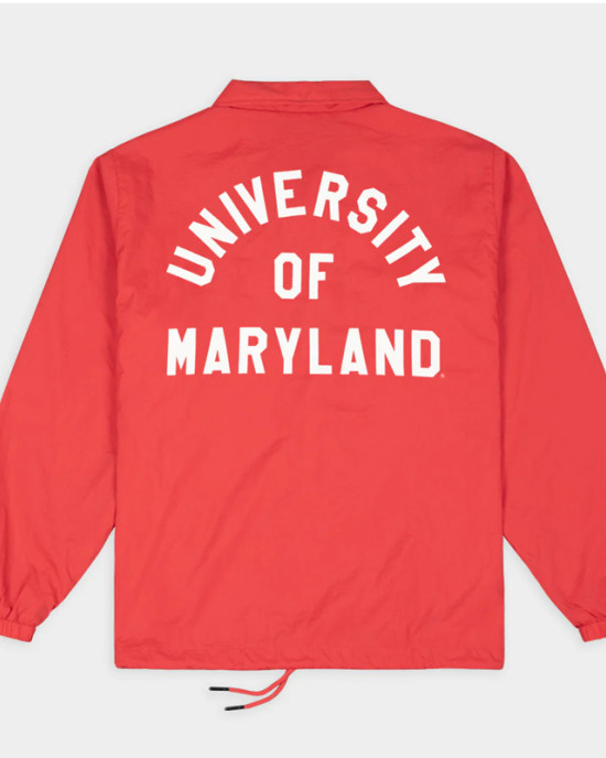 Maryland Terrapins Vintage Terps Logo Coaches Jacket Maryland Terrapins Vintage Terps Logo Coaches Jacket