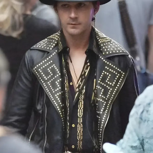 Megalopolis Shia LaBeouf Black Leather Jacket