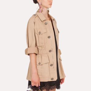 Melania Trump Texas Beige Cotton Jacket