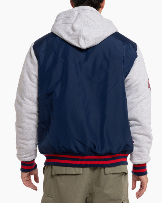 Melbourne Demons Mens Patchwork Jacket Melbourne Demons Mens Patchwork Jacket