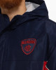 Melbourne Demons Stadium Navy and Red Hooded Jacket Melbourne Demons Stadium Navy and Red Hooded Jacket