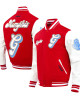 Memphis Grizzlies 2024/25 City Edition Chenille Red Varsity Jacket