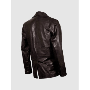 Men's Beautiful Brown Leather Blazer