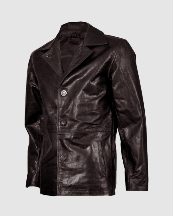 Men's Beautiful Brown Leather Blazer Men's Beautiful Brown Leather Blazer