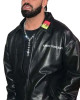 Men's Drake Amici Violente Leather Jacket: Premium Quality Men's Drake Amici Violente Leather Jacket: Premium Quality