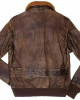 Men Distressed Flight Bomber Jacket