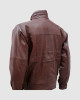 Men’s Chocolate Brown Leather Bomber Jacket Men’s Chocolate Brown Leather Bomber Jacket