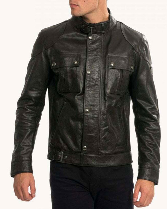 Men’s Gangster Leather Jacket Men’s Gangster Leather Jacket