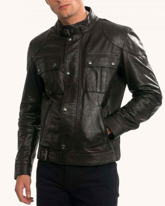 Men’s Gangster Leather Jacket Men’s Gangster Leather Jacket