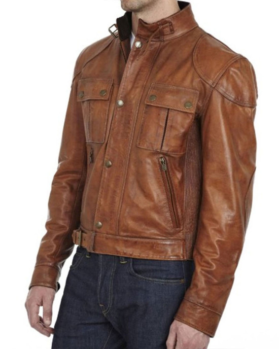 Men’s Gangster Leather Jacket Men’s Gangster Leather Jacket