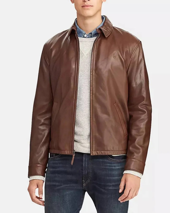 Men’s Lambskin Sporty Leather Jacket Men’s Lambskin Sporty Leather Jacket