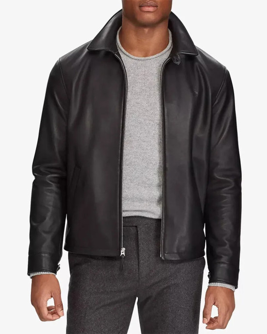 Men’s Lambskin Sporty Leather Jacket Men’s Lambskin Sporty Leather Jacket
