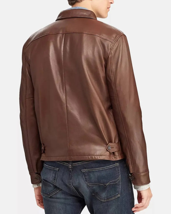 Men’s Lambskin Sporty Leather Jacket Men’s Lambskin Sporty Leather Jacket