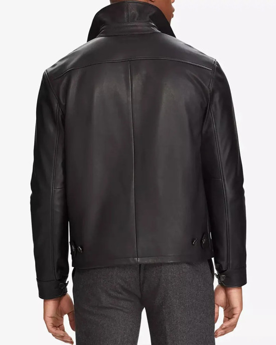 Men’s Lambskin Sporty Leather Jacket Men’s Lambskin Sporty Leather Jacket