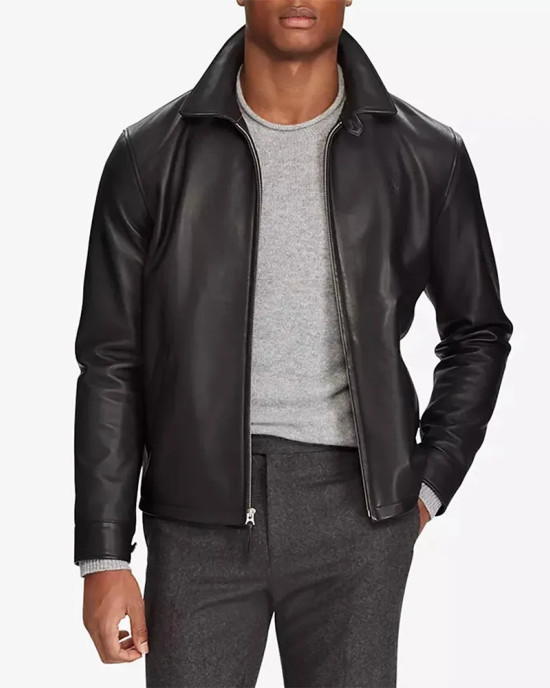 Men’s Lambskin Sporty Leather Jacket Men’s Lambskin Sporty Leather Jacket