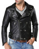 Men’s Padded Double Breasted Leather Jacket Men’s Padded Double Breasted Leather Jacket